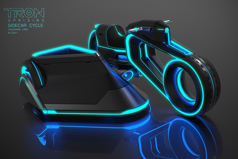 Illustration for article titled Tron: Uprising Vehicle Designs